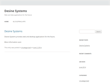 Tablet Screenshot of desine.com